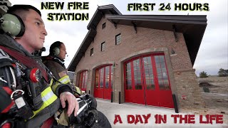 First 24 Hours in a New Fire Station  A Day in the Life [upl. by Kcirneh925]