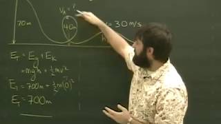 Physics Roller Coaster Problem Conservation of Energy [upl. by Onitram]