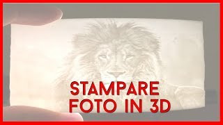 come stampare fotografie con una stampante 3d lithophane [upl. by Redd]