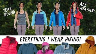 What to Wear Hiking in Any Weather  Miranda in the Wild [upl. by Hamid]