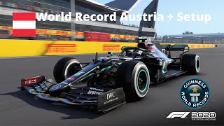 F1 2020 World Record Austria 102140  Setup [upl. by Lienaj181]