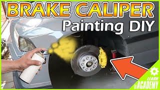 HOW TO PAINT BRAKE CALIPERS THE EASIEST WAY [upl. by Edahs]