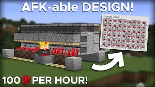 Minecraft Nether Wart Farm  Easy Design and AFKable [upl. by Ghassan]