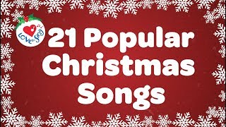 Top 21 Popular Christmas Songs and Carols Playlist 🎅🎄 [upl. by Benito]