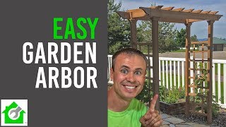 How to Install a Garden Arbor [upl. by Nyloc]