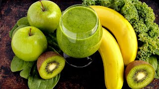 How to Make a Refreshing Tropical Treat Kiwi Smoothie [upl. by Dix]