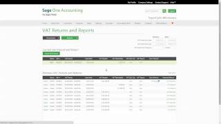 Sage Business Cloud  Accounting Reopening VAT Periods [upl. by Dixil]