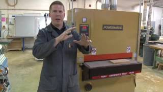 Wide Belt Sander [upl. by Aicirtel]