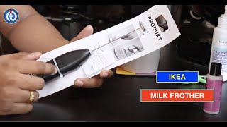 IKEA MILK FROTHER Review amp Battery Installation [upl. by Photima]