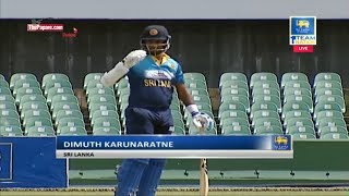 Dimuth Karunaratnes excellent century in Dambulla [upl. by Hyde]