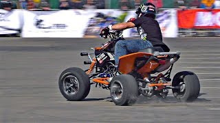 Sick Quad Stunts on KTM 525XC [upl. by Aniar]