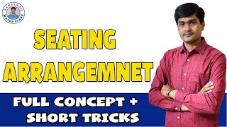 Best Reasoning Tricks in Telugu  Seating Arrangement  Part  1  All Concepts  Short cut Tricks [upl. by Aihsiyt773]