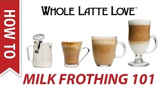 Milk Frothing for Beginners [upl. by Munn664]