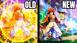 DBFZ Season 4 Patch All 43 Characters  1 Unique Cool Change Each Before And After Comparison [upl. by Aicekal]