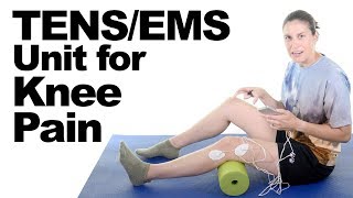 How to Use a TENS  EMS Unit for Knee Pain Relief  Ask Doctor Jo [upl. by Aevin]