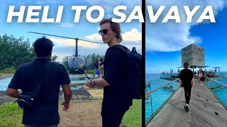 Heli to Savaya Club  Bali Vlog [upl. by Jarrid345]