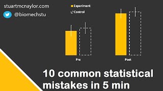 Ten Statistical Mistakes in 5 Min [upl. by Fleta231]