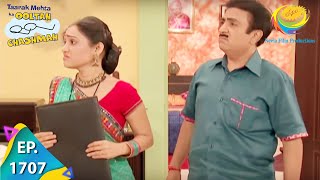 Taarak Mehta Ka Ooltah Chashmah  Episode 1707  Full Episode [upl. by Tigram]