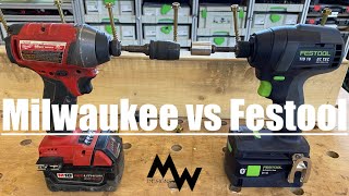 MWShopTalk  Festool TID18 vs Milwaukee M18FID [upl. by Schatz]