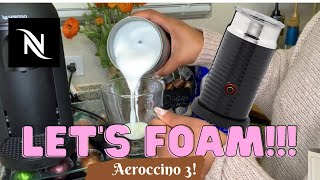 How To Foam Milk With Aeroccino 3 Make Coffee With Foam Tips amp Tricks  Easy Foamed Latte Recipe [upl. by Medardas]