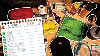 The Essential Backpacking Checklist [upl. by Eladnar167]