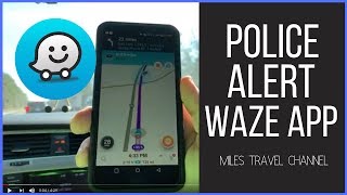 Waze App Police Alert  How to Avoid Tickets and Spot Cops [upl. by Drofnas587]