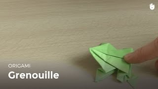 Faire une Grenouille en papier  Origami [upl. by Ayoted158]