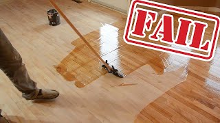 Wood Floor Refinishing FAILS YouTubers Called Out [upl. by Katine]