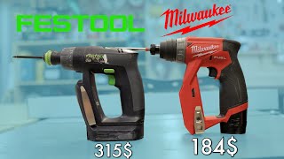 Is the Festool CXS worth 131 more than the Milwaukee M12 Fuel Drill Driver [upl. by Quiteri985]