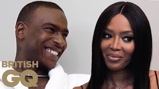 Naomi Campbell and Skepta on the first time they met  British GQ [upl. by Jean-Claude]