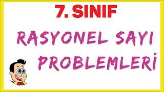 7 SINIF RASYONEL SAYI PROBLEMLERİ  ŞENOL HOCA [upl. by Wun]