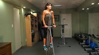 Vertical Climber MaxiClimber The original patented Review 2018 [upl. by Tawney]