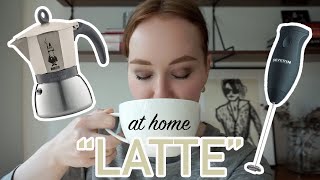 HOW TO MAKE A quotLATTEquot AT HOME moka pot  frother [upl. by Bagley]