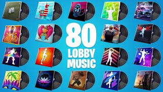 FORTNITE All Lobby Music All 80 Lobby Music [upl. by Amena]