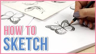 How to Sketch  Sketching Tips for Beginners  Art Journal Thursday Ep 21 [upl. by Yarw]