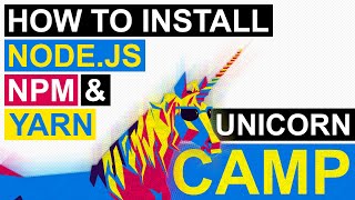How to install Nodejs NPM and Yarn package manager [upl. by Arand60]