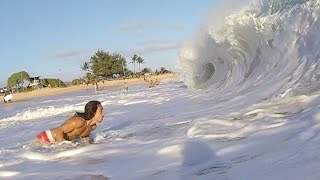 Fun shorebreak [upl. by Aehsel]