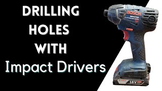 Can you drill with an impact driver [upl. by Anwadal582]