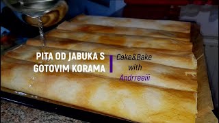 Pita od jabuka s gotovim korama  Apple pie [upl. by Nyltak979]