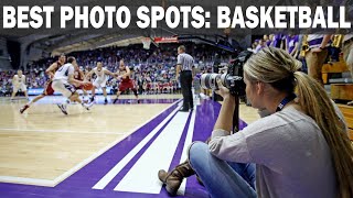 BEST PHOTO POSITIONS BASKETALL SPORTS PHOTOGRAPHY TIPS [upl. by Lebiralc]