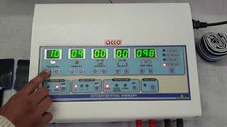 How does Computerized Interferential Therapy Unit works AMP03IF02 [upl. by Alaehs]