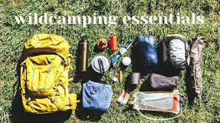 10 Wildcamping Essentials [upl. by Ariadne274]