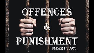 Offences and Punishment under I T Act  Information Technology Act 2000 Law Guru [upl. by Gustavus818]