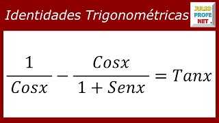 DEMOSTRACIÓN DE IDENTIDADES TRIGONOMÉTRICAS  Ejercicio 4 [upl. by Aihsile]