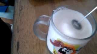 Aerolatte Review Frothing Cold Milk In Under 1 Minute [upl. by Warfold]