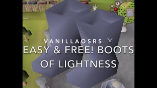 Boots of Lightness OSRS  How to Get Location [upl. by Nylassej491]