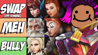 How to COUNTER Sombra in Overwatch 2 a tier list [upl. by Ahsim]