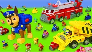 Psi Patrol zabawki  Chase cięzarówka strażak Marshall  Paw Patrol Toys [upl. by Tootsie]