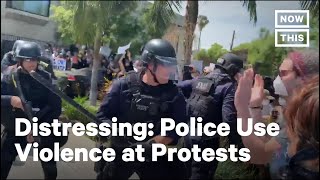 Police Across the US Unleash Violence on Peaceful Protesters  NowThis [upl. by Winou]