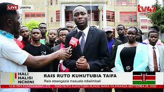 Laikipia University students message to President Ruto [upl. by Esoranna]